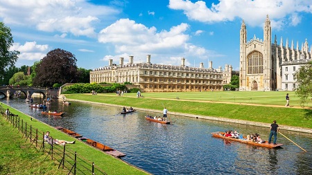  سایت دانشگاه کمبریج, دانشگاه کمبریج انگلستان, محل دانشگاه کمبریج