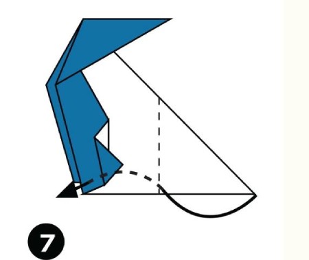 آموزش اوریگامی پنگوئن