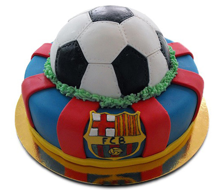 کیک تولد فوتبالی,کیک تولد پسرانه