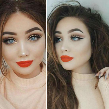 آرایش عروسکی , مدل آرایش عروسکی , آموزش آرایش عروسکی