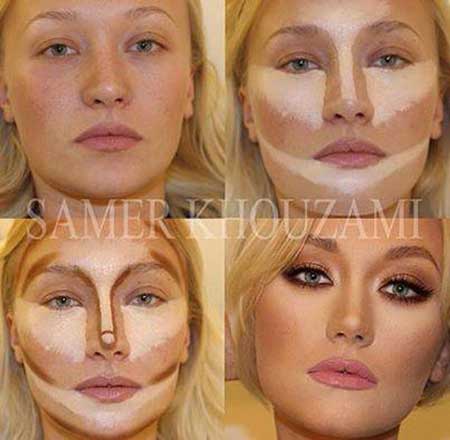 آموزش خودآرایی,تکنیک های گریم,آموزش گریم صورت
