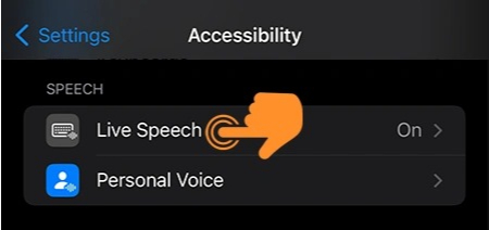 Live Speech در ایفون, سخن گفتار زنده آیفون