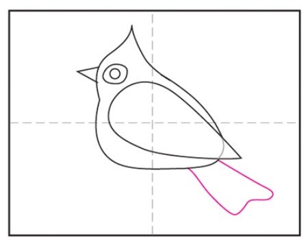کشیدن گام به گام یک پرنده برای کودکان