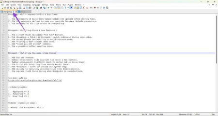 نحوه غیرفعال کردن Pin Tab در Notepad++, آموزش کار با زبانه‌های Notepad++