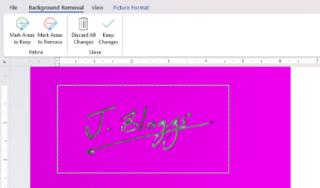 اضافه کردن امضا به ورد, اضافه کردن امضا در Microsoft Word