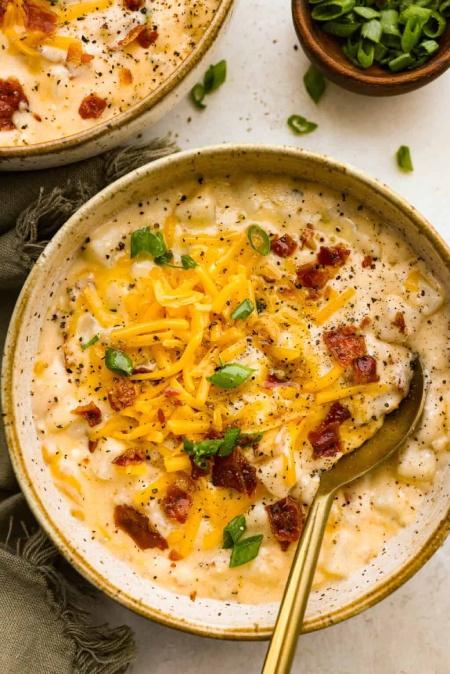 طرز تهیه سوپ سیب زمینی