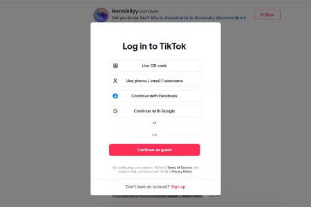 تماشای TikTok بدون اپلیکیشن, دسترسی به TikTok بدون اپ