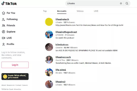 تماشای TikTok بدون اپلیکیشن, دسترسی به TikTok بدون اپ