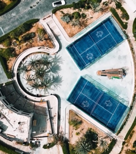 چمن مصنوعی زمین پدل هتل میراژ