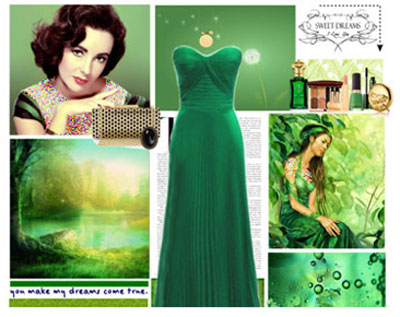 ست کردن لباس رنگ سال ,ست کردن لباس به سبک Elizabeth taylor