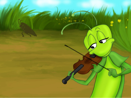 کار کردن مورچه و تنبلی ملخ