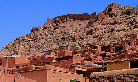 روستای ابیانه کاشان,روستای ابیانه در پاییز